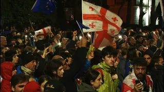 Thousands of Georgians join night-time protest despite warnings | AFP