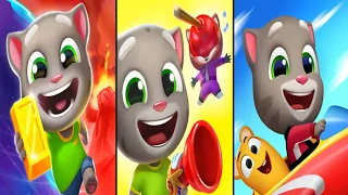 Talking Tom Time Rush Vs Tom Blast Park Vs Tom Fly Run Android Gameplay