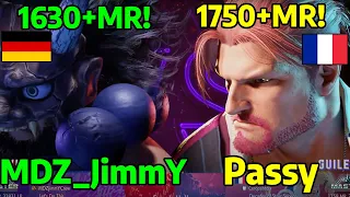 👹STREET FIGHTER 6 ➥ MDZ_JimmY (AKUMA ゴウキ) VS. Passy (GUILE ガイル) MASTER RANKS👹