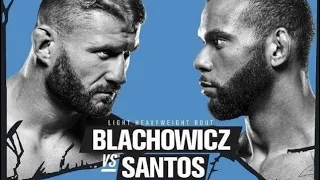 UFC Prague Thiago Santos TKO. Jan Blachowicz Round 3