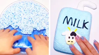 Oddly Satisfying Slime ASMR No Music Videos - Relaxing Slime 2021 - 213