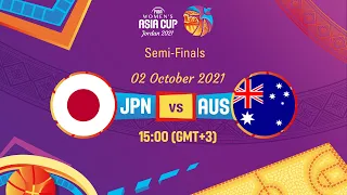 Japan v Australia | Full Game | FIBA Women's Asia Cup 2021 - Division A