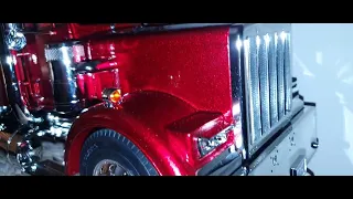 Tamiya grand hauler! not king. candy red,doubel tanks, gt sound and light.
