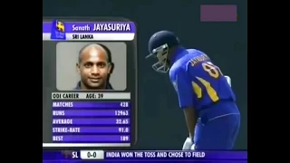 Sanath Jayasuriya LAST ODI CENTURY | 107 Against India | 1st ODI at Dambulla 2009