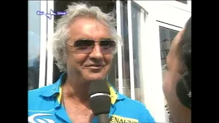 F1 Ungheria 2005 - Ettore Giovannelli intervista Flavio Briatore dopo il Gran Premio