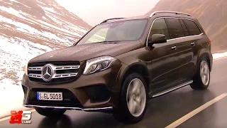 NEW MERCEDES GLS 2016 - FIRST SNOW TEST DRIVE ONLY SOUND