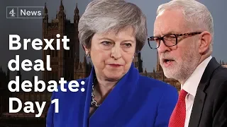 Brexit deal debate LIVE: Day  1