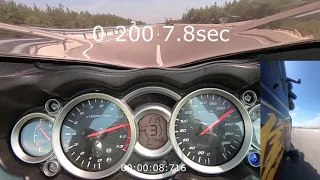 SUZUKI HAYABUSA 0-300KM/H ACCELERATION