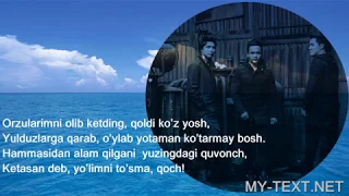 Ummon - Dengiz (qo'shiq matni, lyrics)