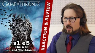 Game of Thrones S1E5 - The Wolf and The Lion - Reaction & Review (First time watching)