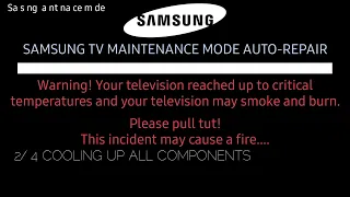 Samsung Smart  TV 2012 series Killscreen