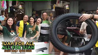 Squad ni Leorcanne, nagbitbit ng gulong | Juan For All, All For Juan | February 17, 2023