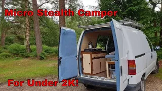 The Ultimate Micro Stealth Camper Van Tour!!