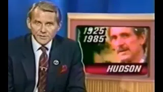 Rock Hudson:  News Report of His Death - October 2, 1985