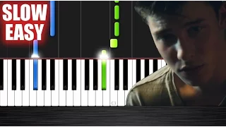 Shawn Mendes - Treat You Better - SLOW EASY Piano Tutorial by PlutaX