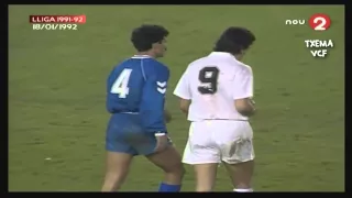 Valencia cf 2 -madrid 1 remontada temporada 91/92