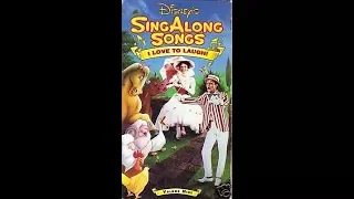 Opening to Disney's Sing Along Songs: I Love to Laugh VHS ( 1990-2018 )