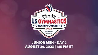 2023 Xfinity U.S. Gymnastics Championships - Junior Men Day 2 Webcast