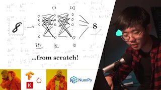 Building a neural network FROM SCRATCH (no Tensorflow/Pytorch, just numpy & math)