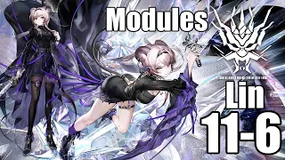 【明日方舟】専用モジュール獲得任務：リン クリア参考例 11-6/Modules Lin 11-6