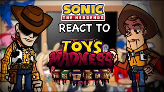 Sonic Characters React To FNF VS TOYS MADNESS FRIDAY // FNF // GCRV