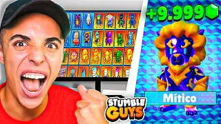 GASTÉ TODAS mis GEMAS por la MEJOR SKIN MÍTICA de STUMBLE GUYS... 😱