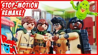 👻 The Real Ghostbusters intro Playmobil Remake in Stopmotion animation Click