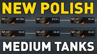 POLISH MEDIUM TECH TREE - World of Tanks