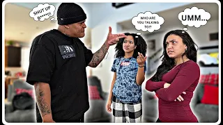 CALLING GIRLFRIEND A B**** IN FRONT OF TYRAH PRANK! *GONE BAD*