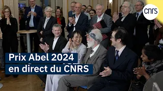 Prix Abel 2024 | Michel Talagrand en direct du CNRS à Paris
