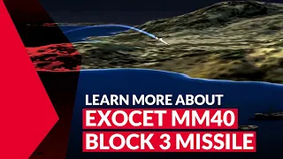 Exocet MM40 Block 3 missile Animation