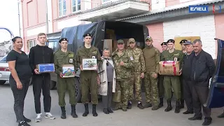 Штаб «Своих не бросаем» из Ельца отправил очередную партию гуманитарной помощи