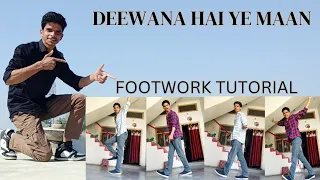 Deewana Hai Ye Maan Song By Sonu Nigam | Footwork Step Dance Tutorial | Cover By Ashutosh Sharma ❤️