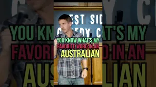 Australian = Texan + British #standupcomedy #australia  #texas #uk #jokes #shorts