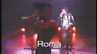 Report TG1 "Michael Jackson Live in Roma" nel 1988