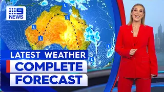 Australia Weather Update: Showers and storms expected for eastern Queensland | 9 News Australia