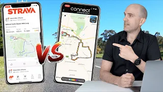 Head to Head: Strava StatMaps vs Garmin Connect Track Data Overlays