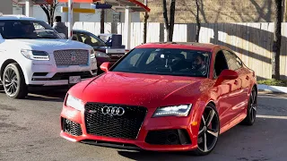 Audi RS7 first time in the machine car wash