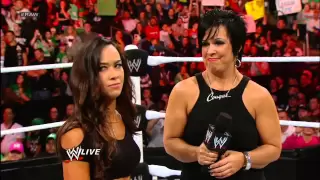 Vickie Guerrero plays voicemails she claims AJ left for John Cena: Raw, Nov. 12, 2012