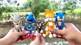 Sonic the hedgehog battle vs amy shadow knuckles tails werehog silver eggman  jet silver mario luigi