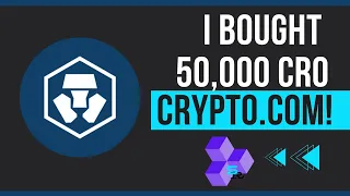 I BOUGHT 50,000 Crypto.com Coins! Life Changing! Cronos CRO   And Price Prediction