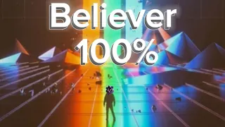 Believer - Imagine Dragons (100% Hard Mode Vocalist) | Fortnite