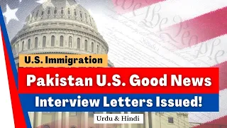 Interview Letters Issued Family Category For Islamabad -  | CR-1 F4 F2A | #greencard #usimmigration