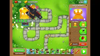 Summoning the vengeful true sun god in Bloons td6