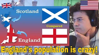 American Reacts England and Scotland Compared