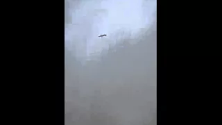 Пролет крылатой ракеты Калибр, выпущенной с подводной лодки Ростов на Дону 17 11 2015