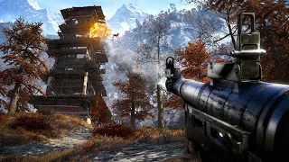 Far Cry 4 stealth kills liberations. (fortress, Outpost, killing a commander, freeing hostages)