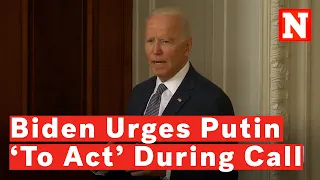Watch: Biden Urges Putin 'To Act' On Russian Ransomware Attacks During Call