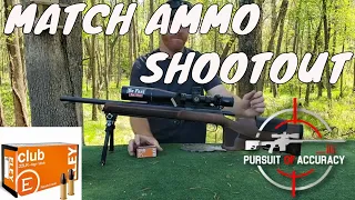 CZ 457 MTR; MATCH AMMO BATTLE, PART 1: ELEY CLUB ACCURACY TESTING AT 50 YARDS