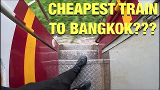 🇹🇭 CHEAPEST TRAIN FROM HAT YAI TO BANGKOK - 3RD CLASS SEATER